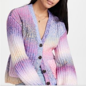BB Dakota Steve Madden Knit Cardigan Ombre Sweater
